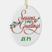 kerstversiering van de aangepaste leraar keramisch ornament (Rechts)