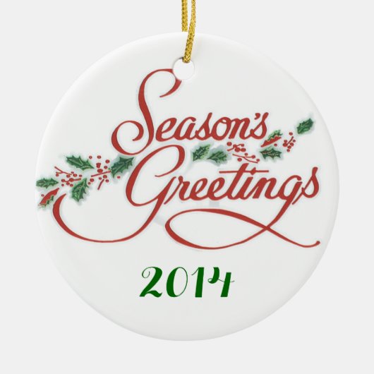 kerstversiering van de aangepaste leraar keramisch ornament (Voorkant)