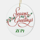 kerstversiering van de aangepaste leraar keramisch ornament (Links)