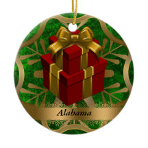 Kerstversiering van de deelstaat Alabama