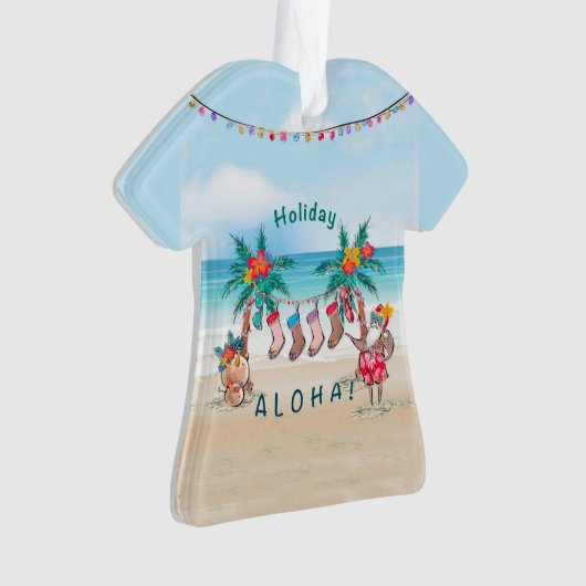 kerstversiering van de feestdag Aloha Ornament (voorkant)