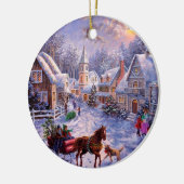  kerstversiering van de godsdienstvrijheid keramisch ornament (Links)