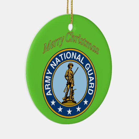 Kerstversiering van de nationale garde van het leg keramisch ornament (Rechts)