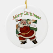 kerstversiering van de nationale garde van Minneso Keramisch Ornament (Achterkant)