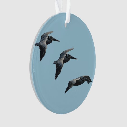 Kerstversiering van de Pelican Ornament (voorkant)