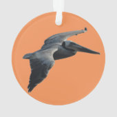 Kerstversiering van de Pelican Ornament (achterkant)