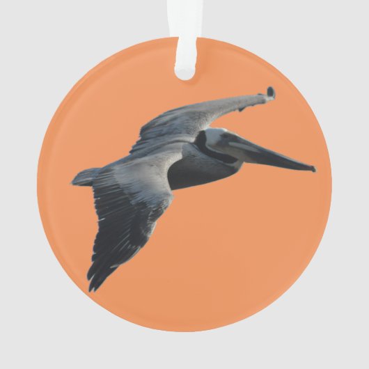Kerstversiering van de Pelican Ornament (achterkant)