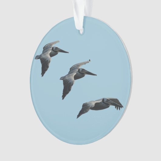Kerstversiering van de Pelican Ornament (voorkant)