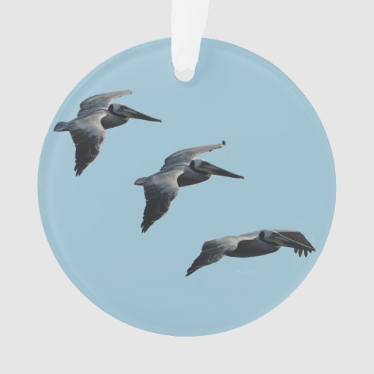 Kerstversiering van de Pelican Ornament (voorkant)
