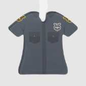 kerstversiering van de politieagent ornament (voorkant)