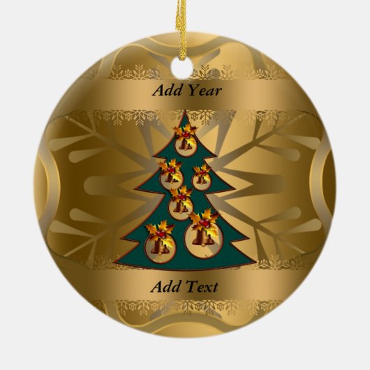 kerstversiering van de staat Alaska Keramisch Ornament (Achterkant)