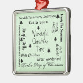 kerstversiering van feestdagen metalen ornament (Links)
