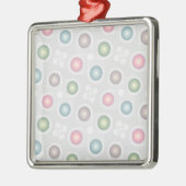 kerstversiering van het pastcirkelpatroon metalen ornament (Links)