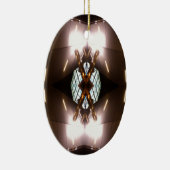 kerstversiering van het stedelijk feuturisme van  keramisch ornament (Rechts)