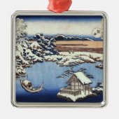  kerstversiering van Hokusai Metalen Ornament (Voorkant)