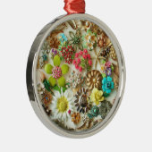 kerstversiering van juwelen metalen ornament (Rechts)