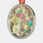 kerstversiering van juwelen metalen ornament (Links)