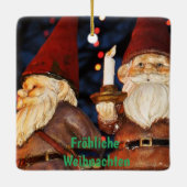 Kerstversiering van Keulen Panorama Keramisch Ornament (Achterkant)