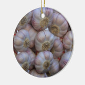 Kerstversiering van knoflook keramisch ornament (Links)