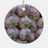 Kerstversiering van knoflook keramisch ornament (Achterkant)