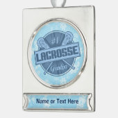 kerstversiering van Lacrosse Grandpa Verzilverd Banner Ornament (Links)