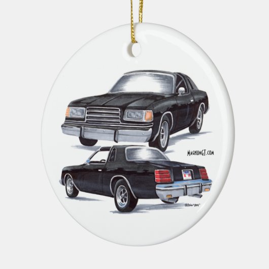 Kerstversiering van magnesium keramisch ornament (Links)