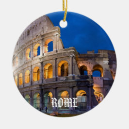 Kerstversiering van Rome Panorama Keramisch Ornament