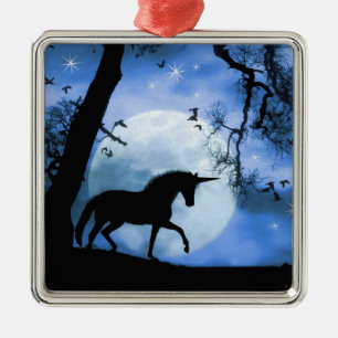  kerstversiering van Unicorn Metalen Ornament