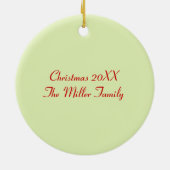 kerstversiering vereenvoudigen keramisch ornament (Achterkant)