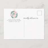 Kerstversiering verhuizen aankondigingskaart (Achterkant)