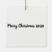 kerstversiering-"Verlies in het bos" Keramisch Ornament (Achterkant)