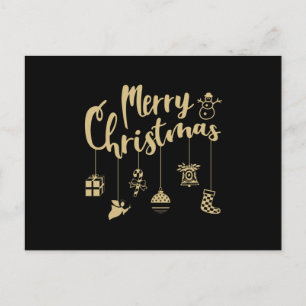Kerstversiering Versiering Vrolijk kerstfeest Briefkaart