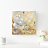 kerstversiering vierkante klok (Huis)