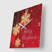 kerstversiering vierkante klok (Hoek)