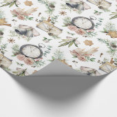 Kerstversiering Vintage Cadeaupapier (Hoek)