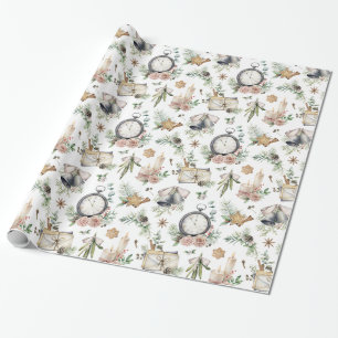 Kerstversiering Vintage Cadeaupapier