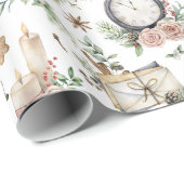 Kerstversiering Vintage Cadeaupapier (Rol Hoek)