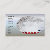 kerstversiering visitekaartje (Voorkant)