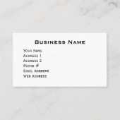 kerstversiering visitekaartje (Voorkant)