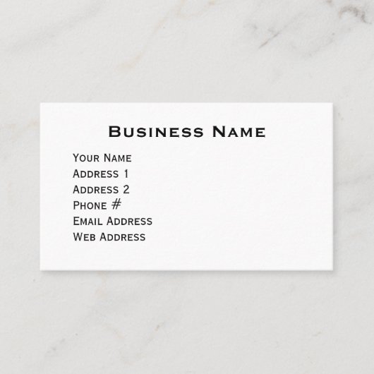 kerstversiering visitekaartje (Voorkant)