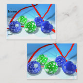 kerstversiering visitekaartje (Voorkant / Achterkant)