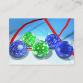 kerstversiering visitekaartje (Achterkant)