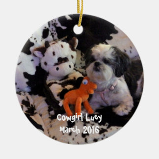 kerstversiering Voeg foto toe Keramisch Ornament