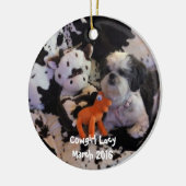 kerstversiering Voeg foto toe Keramisch Ornament (Links)