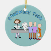 kerstversiering volgens apothekersrecept keramisch ornament (Voorkant)