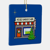 kerstversiering voor Barber Shop Keramisch Ornament (Rechts)