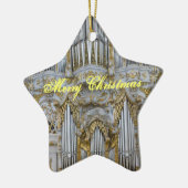 kerstversiering voor beiers orgaan keramisch ornament (Links)