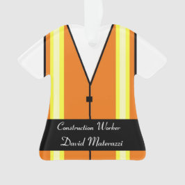 kerstversiering voor bouwarbeiders ornament