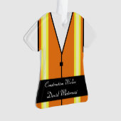 kerstversiering voor bouwarbeiders ornament (voorkant)