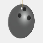 kerstversiering voor Bowling Keramisch Ornament (Rechts)
